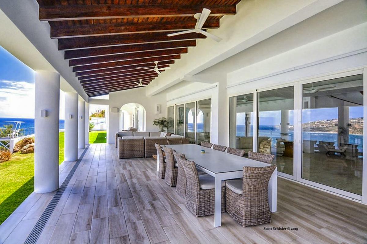 A louer villa 6 chambres Guana Bay Saint Martin_ Terrasse - 10
